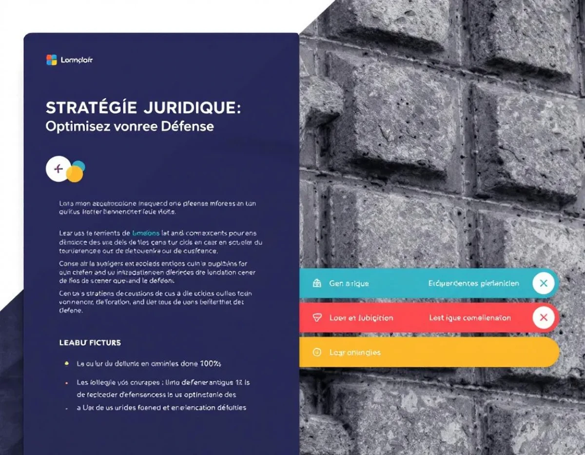 Stratégie Juridique : Optimisez Votre Défense